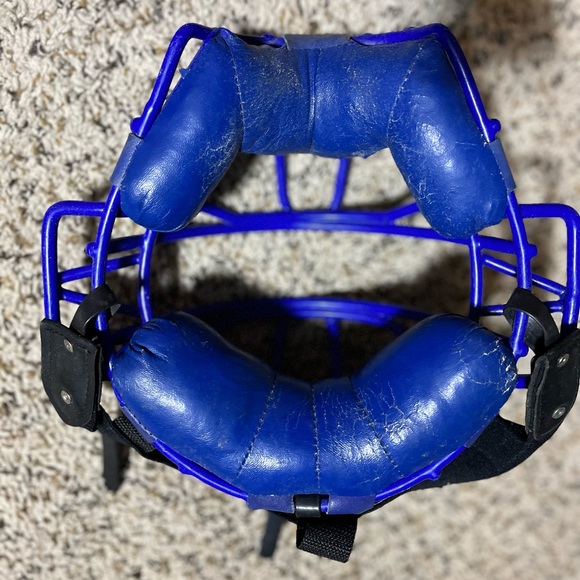 All star FM25 umpire/catcher mask blue - Picture 4 of 5